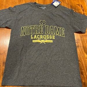 Notre Dame T-shirt. Dark gray. Size M.